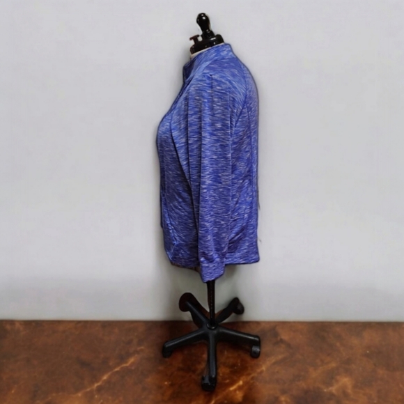 Women's Livi Active Jacket by Lane Bryant 26/28 Blue White - Picture 5 of 9